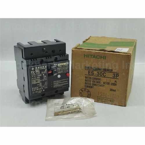 Hitachi ES-30C ES30C Circuit Breaker 3P 10A AC100-200V 30 Da