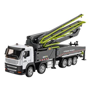 大号合金混泥土泵车玩具儿童男孩仿真耐摔工程车工地水泥输送车