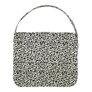 Emis~现货~赵露思娜扎宋慧乔韩素希同款购物袋帆布包包豹纹单肩包