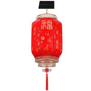 太阳能红灯笼户外防水防晒庭院家用大门口别墅阳台乔迁led装饰灯