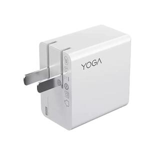 原装联想YOGA小新电源适配器CC105W双接口GaN氮化镓Type-C便携多功能笔记本电脑手机pd快充充电器USB-C线