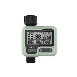 greenxuan迷你大屏自动定时浇水器花园阳台浇花控制器滴水喷雾