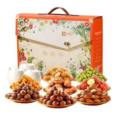 良品铺子坚果礼盒大礼包年货团购