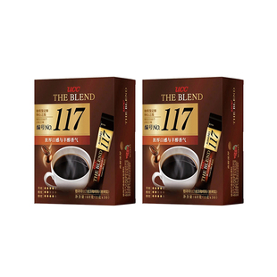 UCC悠诗诗117/114冻干速溶黑咖啡条便携装2g*60条无蔗糖健身提神