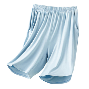 莫代尔家居短裤男士睡裤凉感夏季薄款透气宽松大码五分裤衩可外穿