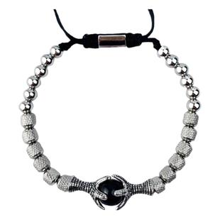 钛钢男生手链男款潮牌小众嘻哈设计感龙爪男士手环女手镯情侣饰品