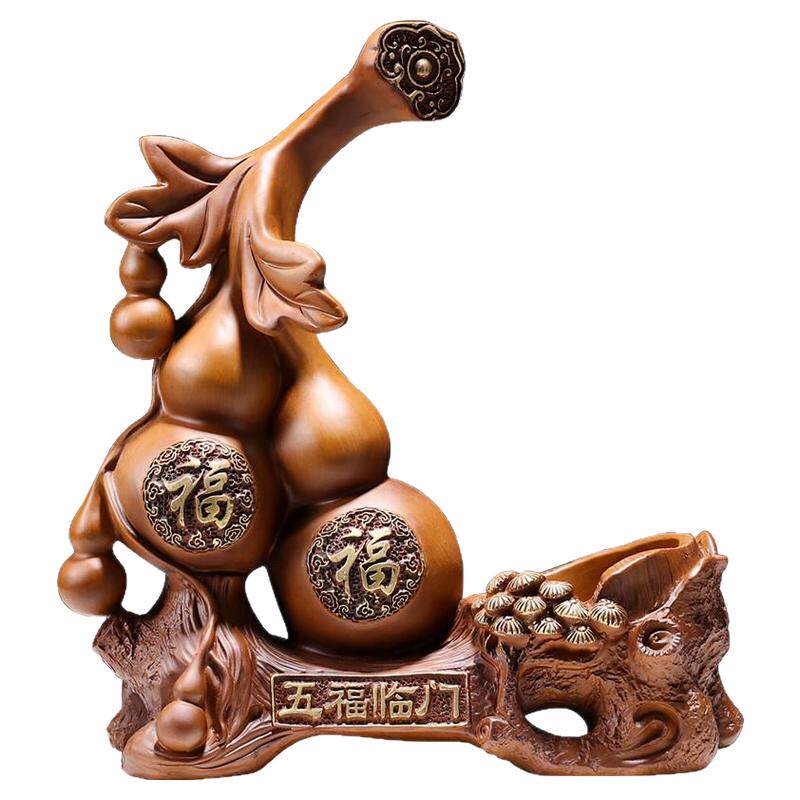葫芦红酒架摆件家居创意架酒托酒柜桌边中式餐葡萄酒装饰品客厅柜