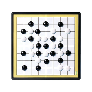 磁性五子棋儿童磁石下棋套装小学生磁吸便携棋盘棋类游戏益智玩具