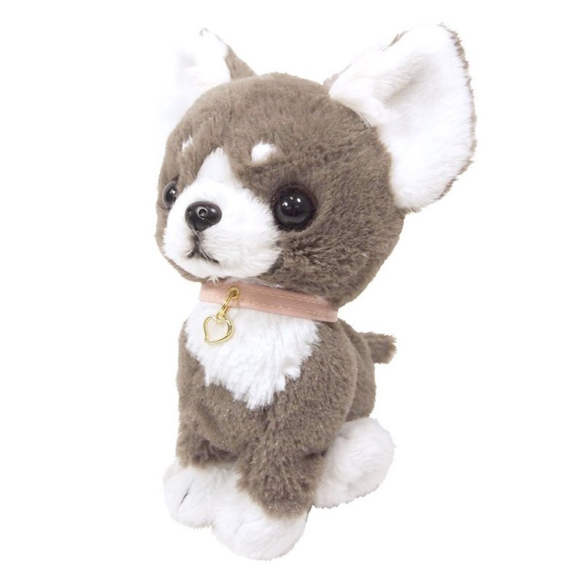日本pups正版仿真动物可爱吉娃娃狗狗公仔玩偶娃娃毛绒玩具