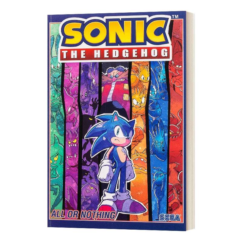 英文原版Sonic The Hedgehog  Vol. 7 All or Nothing 刺猬索尼克第七卷 音速小子 英文版 进口英语原版书籍儿童全英语书