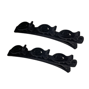 美拉德编发夹女侧边刘海夹发卡2025新款前额公主头夹子头饰鸭嘴夹