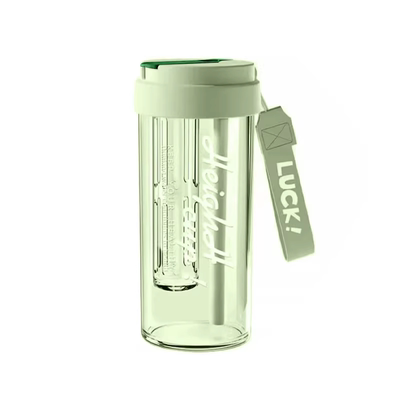 耐高温水杯女生新款2026高颜值吸管杯学生便携茶水分离塑料杯子男