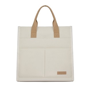 男女学生补课手提袋办公文件手提包简约电脑包轻便单肩包定制logo