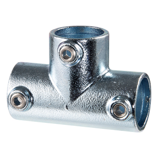 1.5寸镀锌管快速接头42mm铁管连接件棚架护栏圆管水管连接紧固件