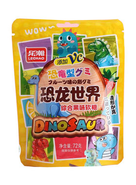 乐潮恐龙鸭子软糖qq糖