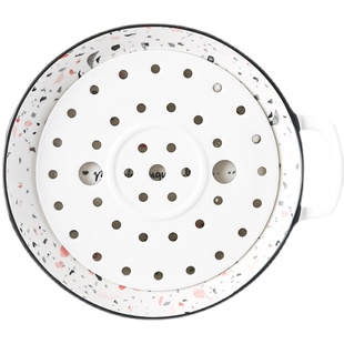 东北水饺盘陶瓷中号一人食双层盘子菜盘沥水沥油家用装煮熟饺子盘