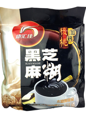 康汇佳无蔗糖无糖精加钙黑芝麻糊