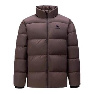 【骆驼火神】运动三防立领羽绒服女冬季新款户外加厚面包服外套男