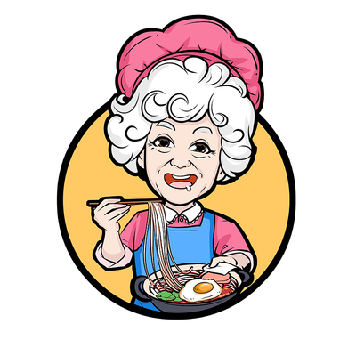 人物广告招牌插画设计logo定制