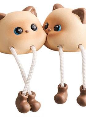 可爱卡通吊脚娃娃摆件入户高颜值