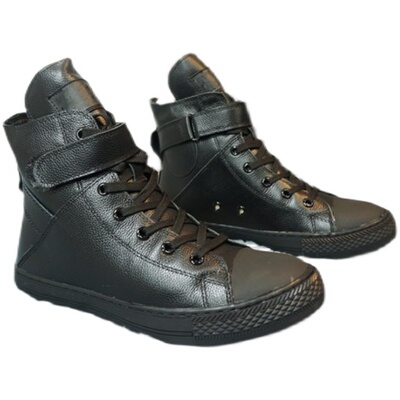 情侣款真皮羊毛一体雪地靴冬季