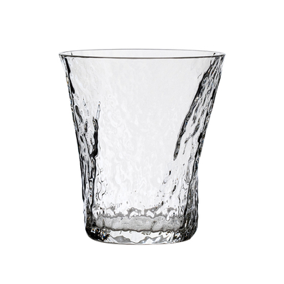 CHOMU手工锤纹高硼硅扩口咖啡杯