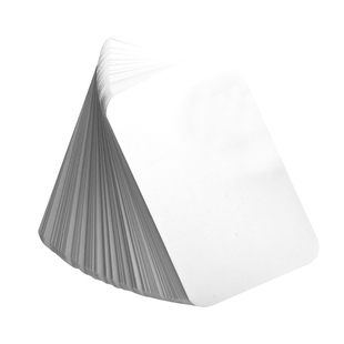 空白卡片白色硬卡纸手写diy自制明信片小卡片学习记忆卡英语单词卡主持人手卡留言预习生字卡漫画手绘定制C1