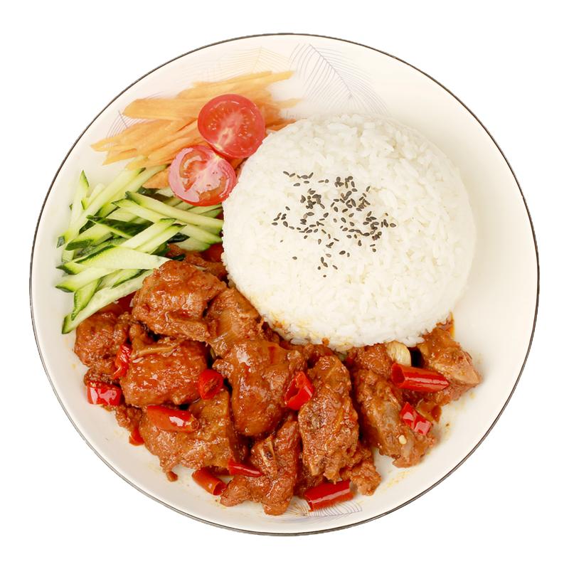 百家享园香辣排骨料理包加热即食