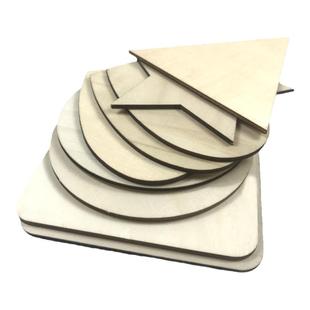 扎染几何夹板工具造型拼图蓝染木片学习手工材料印染蓝靛染料蜡染