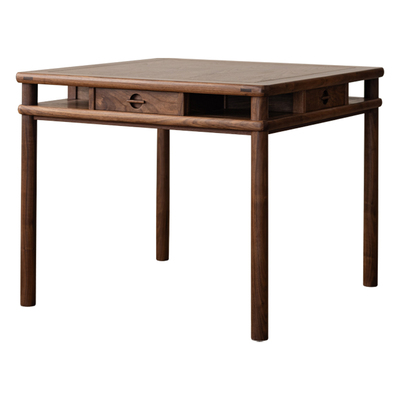 新中式黑胡桃宋式美学方桌八仙桌