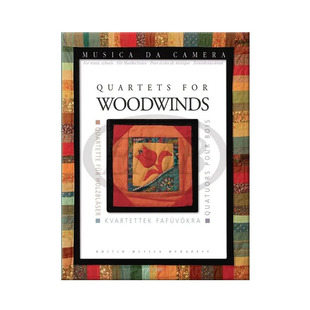 佐普伦尼 木管乐四重奏 总分谱 布达佩斯 原版乐谱书 Quartets for Woodwinds score and parts Z14685