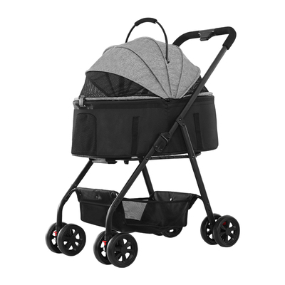 宠物推车轻便一键折叠猫咪推车可分离狗狗推车小型犬小狗推车