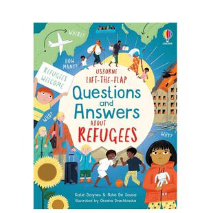 【预售】【翻翻书】难民英文儿童图书英文儿童趣味进口原版书纸板书9岁12岁Lifttheflap Questions and Answers about Refugees