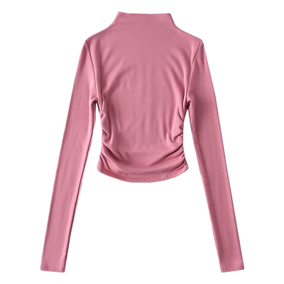 纯欲性感短款露脐打底衫T恤上衣