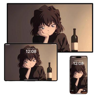柯南灰原哀超高清壁纸ipad平板电脑苹果iphone二次元4K动漫壁纸