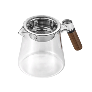 特厚玻璃公道杯茶漏一体茶具配件分茶器茶滤套装高硼硅泡茶壶茶海