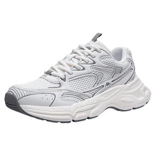 Kappa男鞋运动鞋男2025秋冬新款潮流时尚老爹鞋厚底增高减震跑鞋