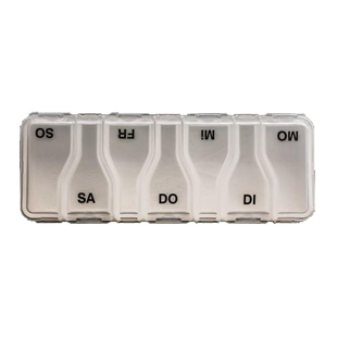 德国制造MEDI 7一周七格 密封药盒  UNO便携随身出差分装大容量