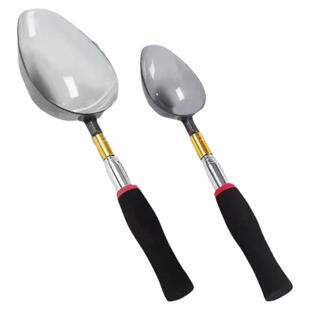 钓鱼打窝勺大号小号抛饵勺可换头碳素野钓远投定点神器长杆投饵勺