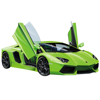 青岛社兰博基尼预上色拼装模型