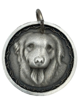 DIY男女纯银宠物浮雕项链定制