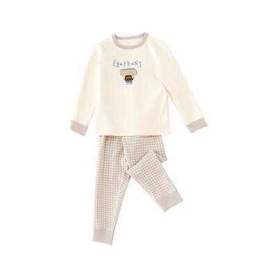 秋衣秋裤男童2025新款秋冬季儿童加绒家居服套装男孩a类纯棉睡衣