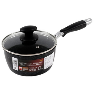 麦饭石色煮奶锅持久不沾锅无油烟煮汤锅婴儿辅食小炒锅电磁炉通用