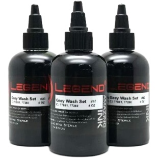 杰刺纹身器材 美国进口传奇黑色纹身色料惊异黑超级黑过度色阶黑