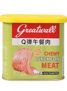 长城牌340g午餐肉罐头