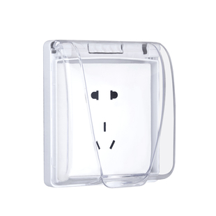 开关插座防溅盒86型电源防水盒一位防水罩浴室明装卫生间保护盖板