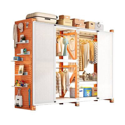 家用多功能新款蜂窝门碳钢衣柜
