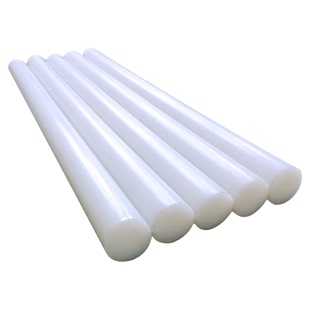 白色尼龙棒PA6纯料尼龙棒耐磨PA66/1010 20/25/30/35/40/50/60/70
