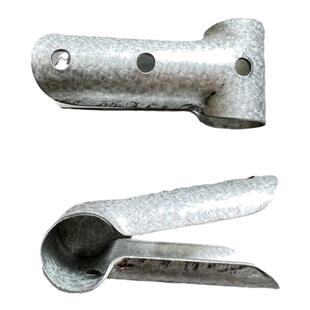 高镀锌防锈温室大棚配件加厚T型鸭嘴卡斜嘴卡固定连接丁字卡三通