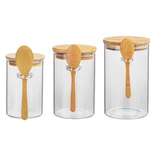 香料收纳盒家用厨房高端调料罐花椒八角分装密封玻璃储存罐食品级